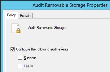 Audit removable storage